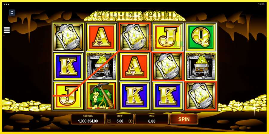 Riktiga pengar med en spelautomat Gopher Gold, bild 4