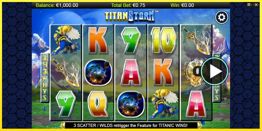 Riktiga pengar med en spelautomat Titan Storm, bild 1