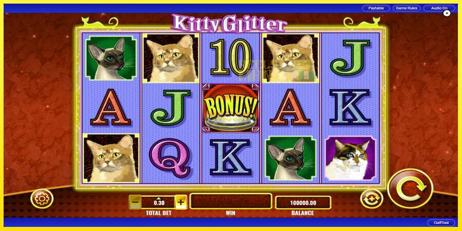 Riktiga pengar med en spelautomat Kitty Glitter, bild 2