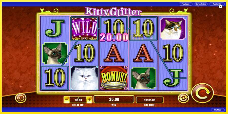 Riktiga pengar med en spelautomat Kitty Glitter, bild 4