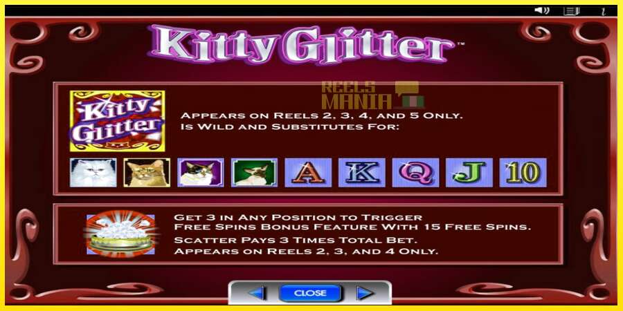 Riktiga pengar med en spelautomat Kitty Glitter, bild 5