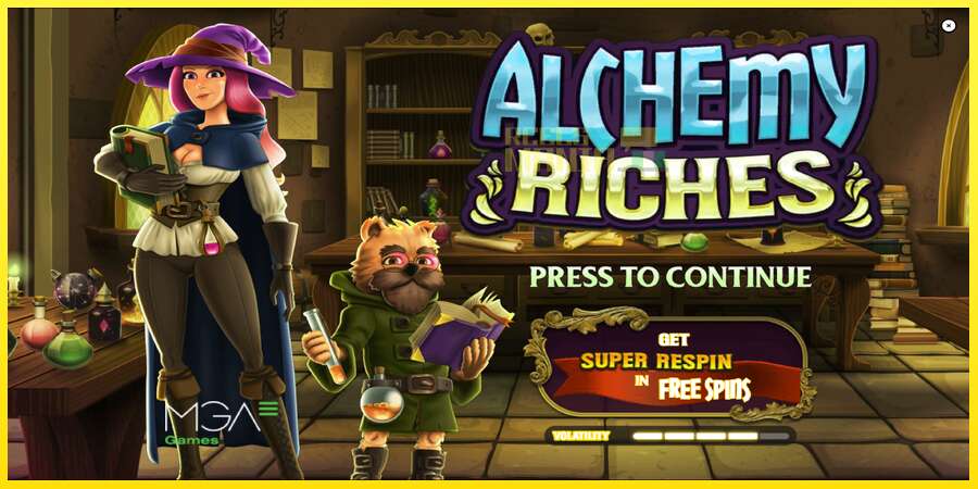 Riktiga pengar med en spelautomat Alchemy Riches, bild 1