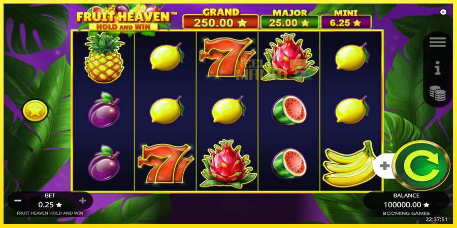 Riktiga pengar med en spelautomat Fruit Heaven Hold and Win, bild 2