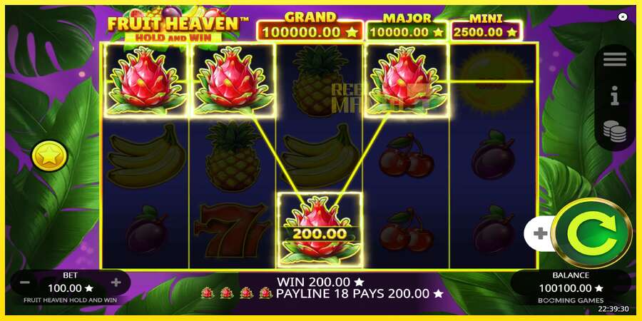 Riktiga pengar med en spelautomat Fruit Heaven Hold and Win, bild 3