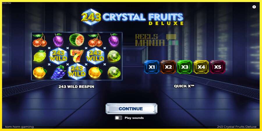 Riktiga pengar med en spelautomat 243 Crystal Fruits Deluxe, bild 1