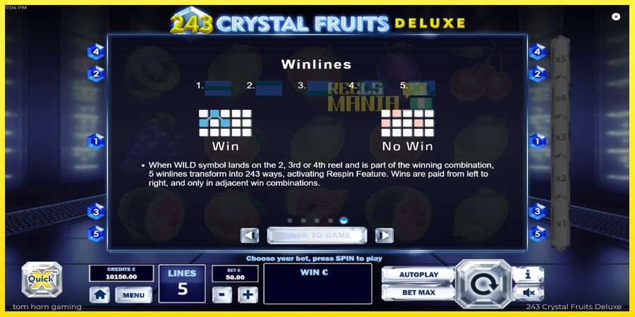 Riktiga pengar med en spelautomat 243 Crystal Fruits Deluxe, bild 7