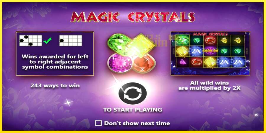 Riktiga pengar med en spelautomat Magic Crystals, bild 1