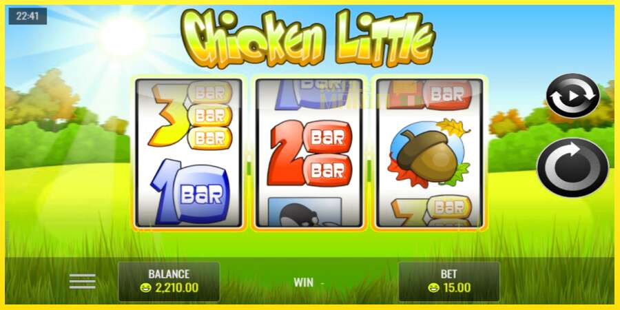 Riktiga pengar med en spelautomat Chicken Little, bild 1