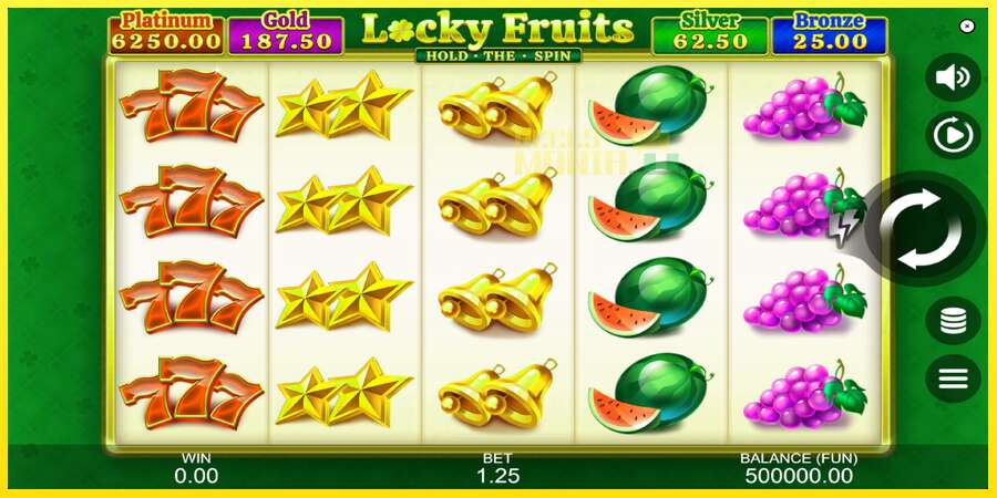 Riktiga pengar med en spelautomat Locky Fruits: Hold the Spin, bild 1