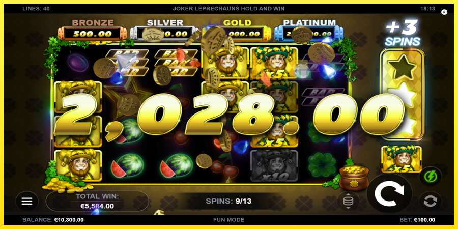 Riktiga pengar med en spelautomat Joker Leprechauns Hold and Win, bild 4