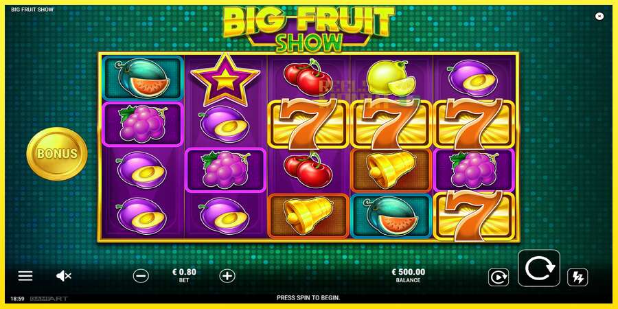 Riktiga pengar med en spelautomat Big Fruit Show, bild 2