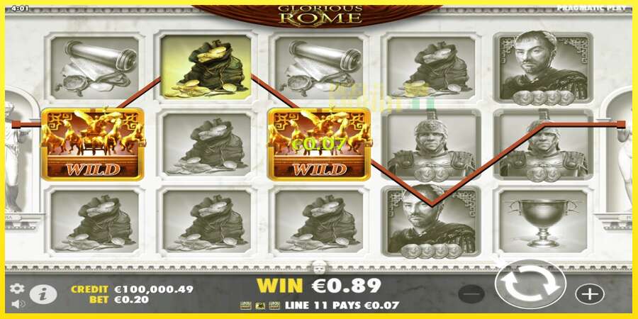 Riktiga pengar med en spelautomat Glorious Rome, bild 2