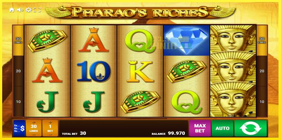 Riktiga pengar med en spelautomat Pharaos Riches, bild 1