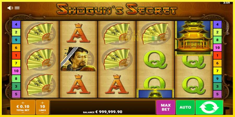 Riktiga pengar med en spelautomat Shoguns Secret, bild 1