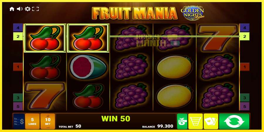 Riktiga pengar med en spelautomat Fruit Mania Golden Nights, bild 2