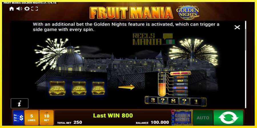 Riktiga pengar med en spelautomat Fruit Mania Golden Nights, bild 5