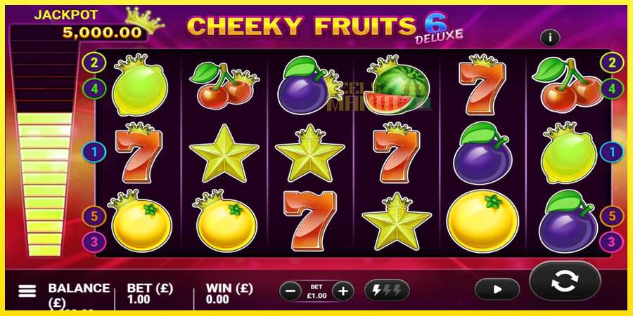 Riktiga pengar med en spelautomat Cheeky Fruits 6 Deluxe, bild 1