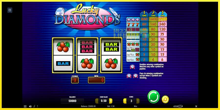 Riktiga pengar med en spelautomat Lucky Diamonds, bild 1