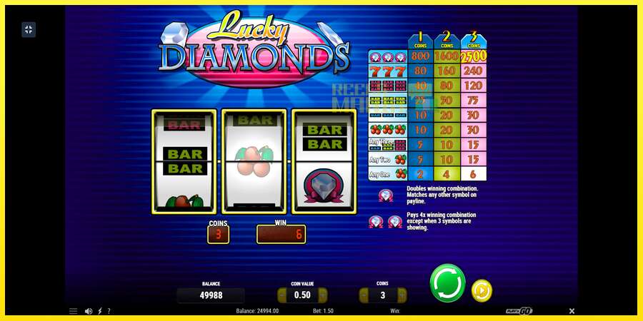 Riktiga pengar med en spelautomat Lucky Diamonds, bild 3