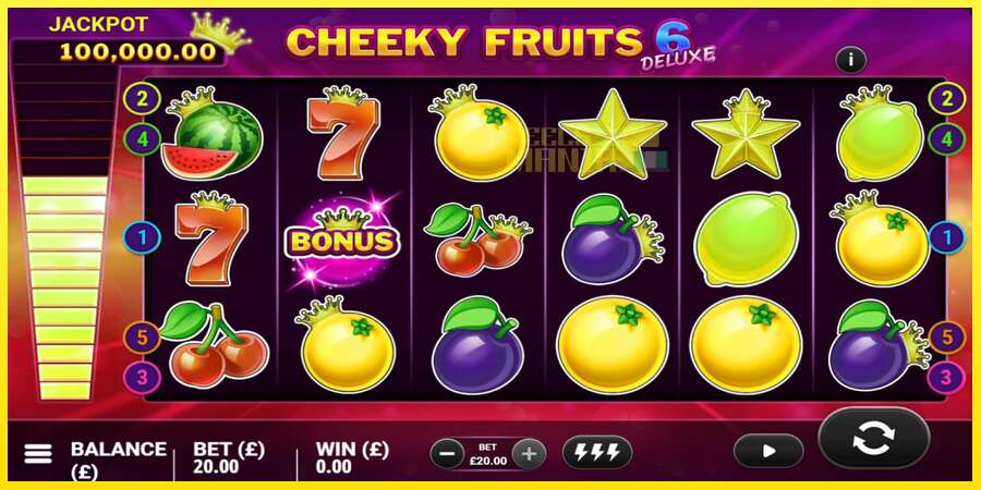 Riktiga pengar med en spelautomat Cheeky Fruits 6 Deluxe, bild 3