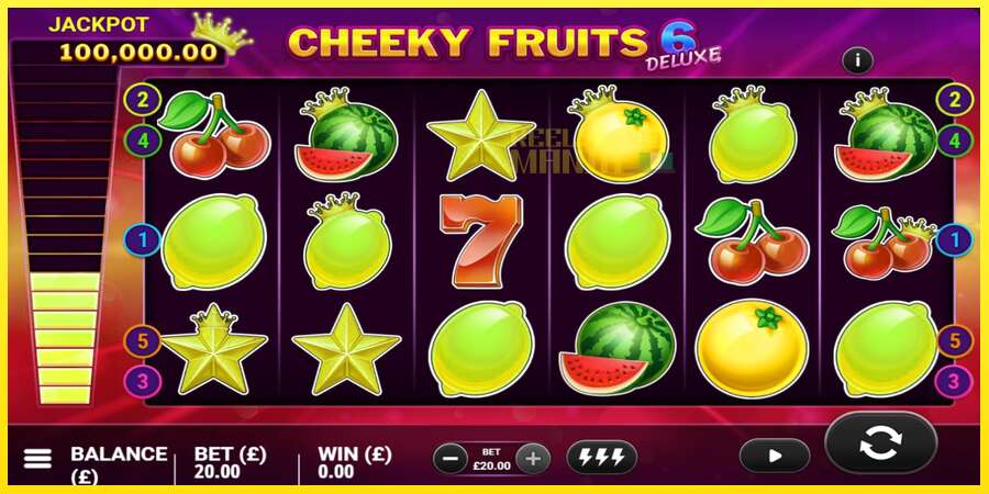 Riktiga pengar med en spelautomat Cheeky Fruits 6 Deluxe, bild 4