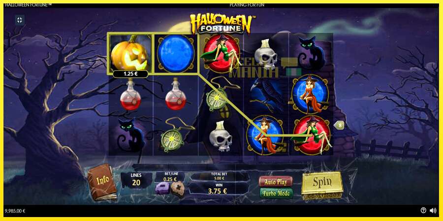 Riktiga pengar med en spelautomat Halloween Fortune, bild 3