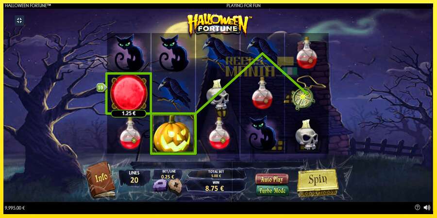 Riktiga pengar med en spelautomat Halloween Fortune, bild 4