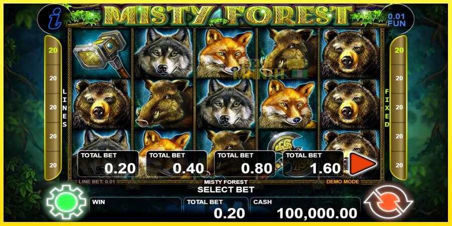 Riktiga pengar med en spelautomat Misty Forest, bild 1