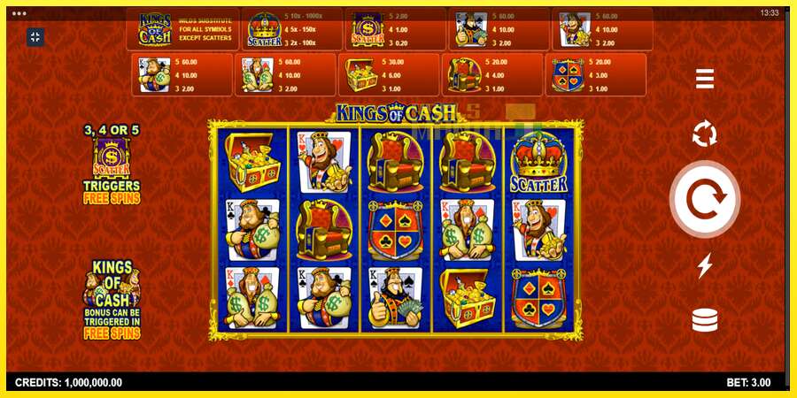 Riktiga pengar med en spelautomat Kings of Cash, bild 1