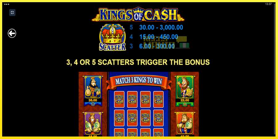 Riktiga pengar med en spelautomat Kings of Cash, bild 6