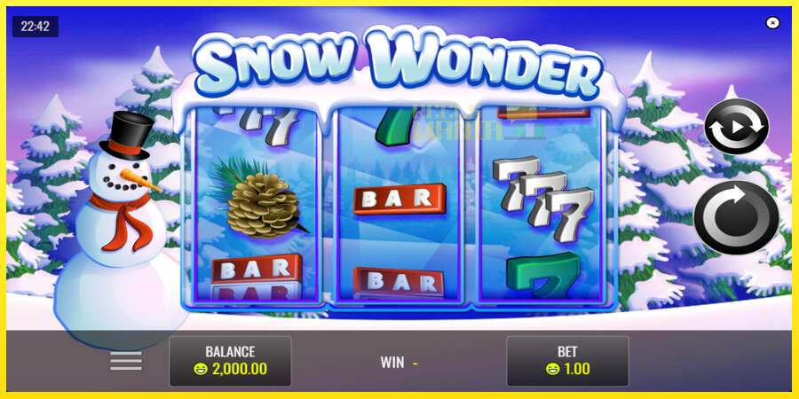 Riktiga pengar med en spelautomat Snow Wonder, bild 1