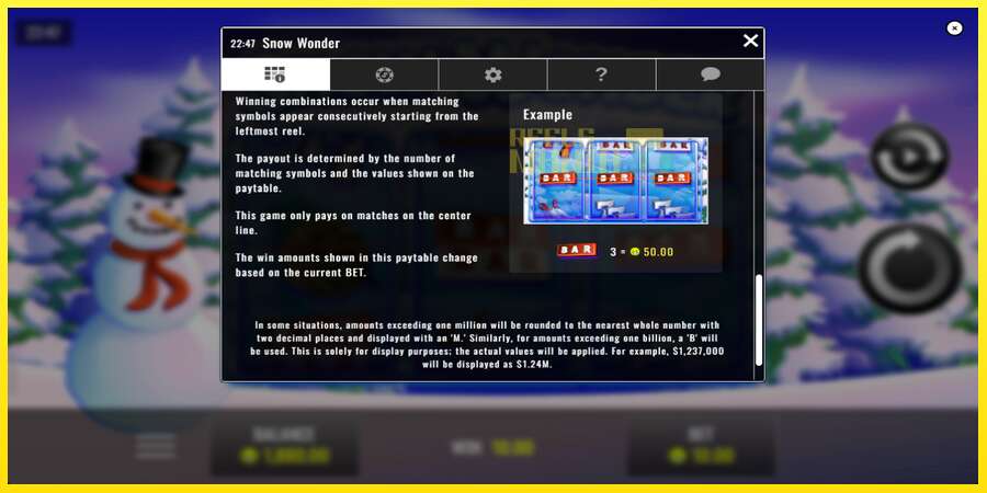 Riktiga pengar med en spelautomat Snow Wonder, bild 7