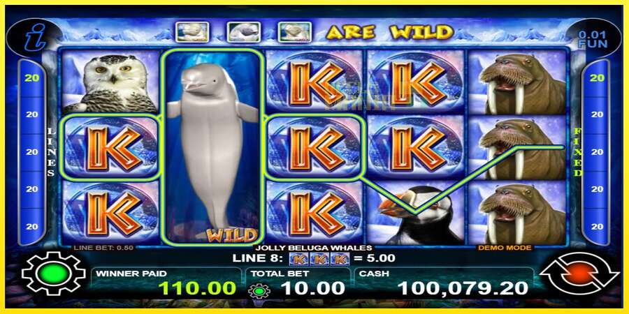 Riktiga pengar med en spelautomat Jolly Beluga Whales, bild 3