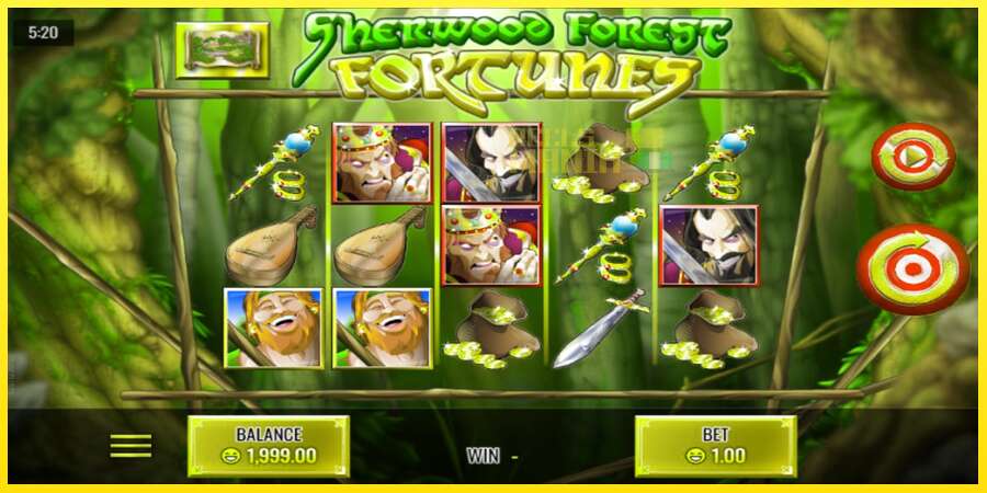 Riktiga pengar med en spelautomat Sherwood Forest Fortunes, bild 1