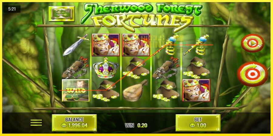 Riktiga pengar med en spelautomat Sherwood Forest Fortunes, bild 2