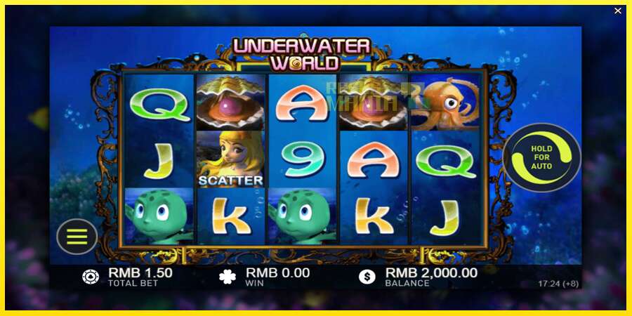 Riktiga pengar med en spelautomat Underwater World, bild 2