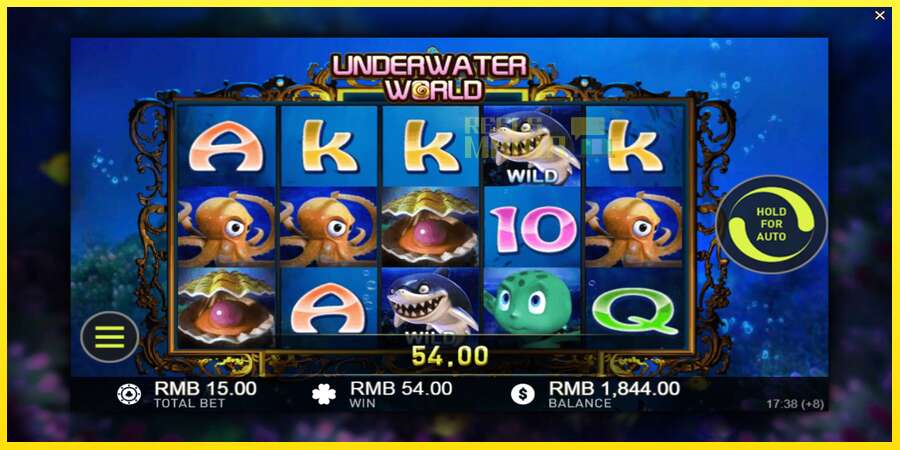 Riktiga pengar med en spelautomat Underwater World, bild 3