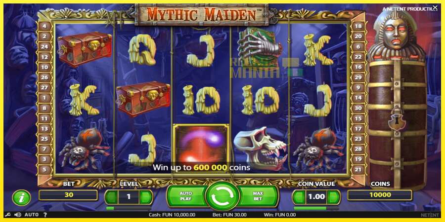 Riktiga pengar med en spelautomat Mythic Maiden, bild 1