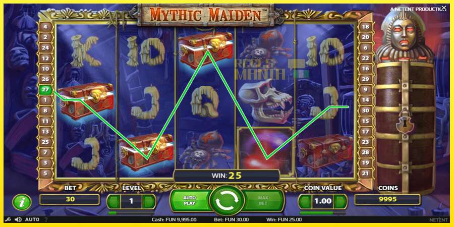 Riktiga pengar med en spelautomat Mythic Maiden, bild 2