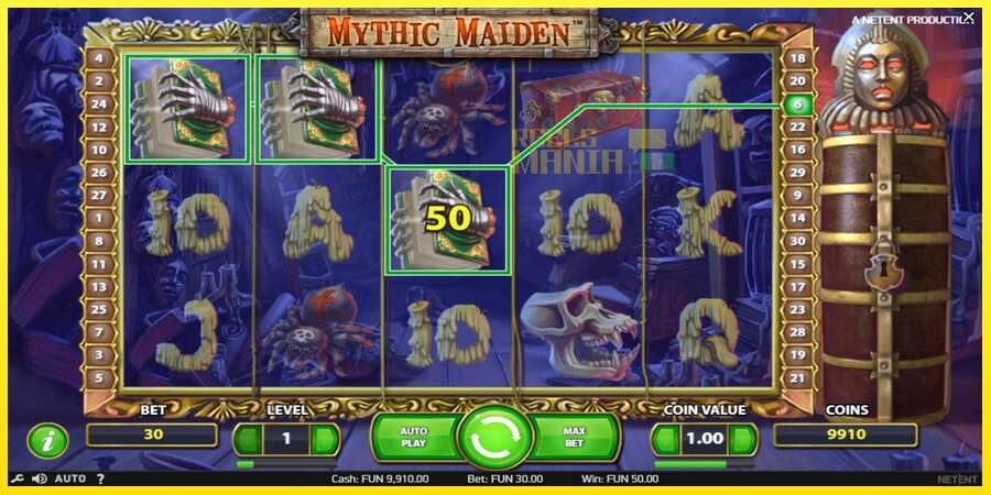 Riktiga pengar med en spelautomat Mythic Maiden, bild 4