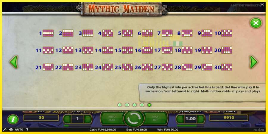 Riktiga pengar med en spelautomat Mythic Maiden, bild 7