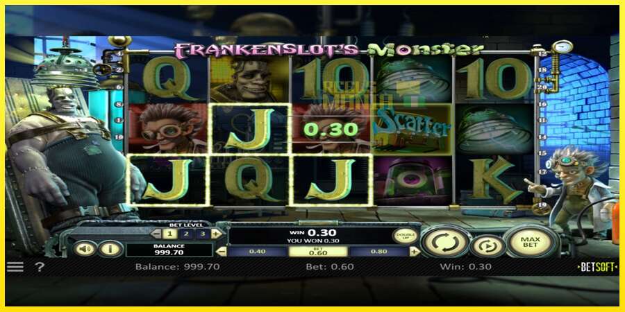 Riktiga pengar med en spelautomat Frankenslots Monster, bild 2