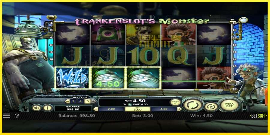 Riktiga pengar med en spelautomat Frankenslots Monster, bild 3