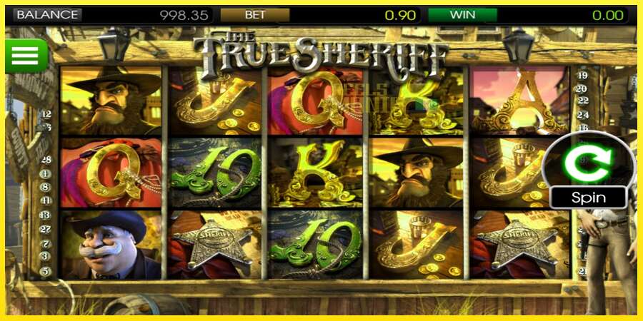 Riktiga pengar med en spelautomat The True Sheriff, bild 1