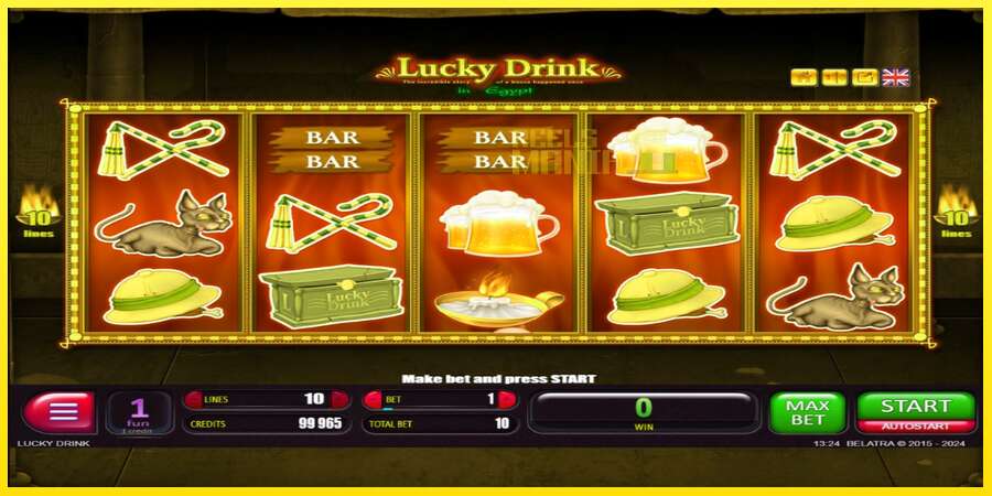 Riktiga pengar med en spelautomat Lucky Drink In Egypt, bild 1