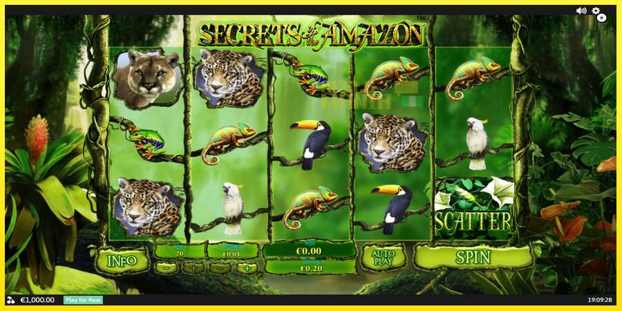 Riktiga pengar med en spelautomat Secrets of the Amazon, bild 1