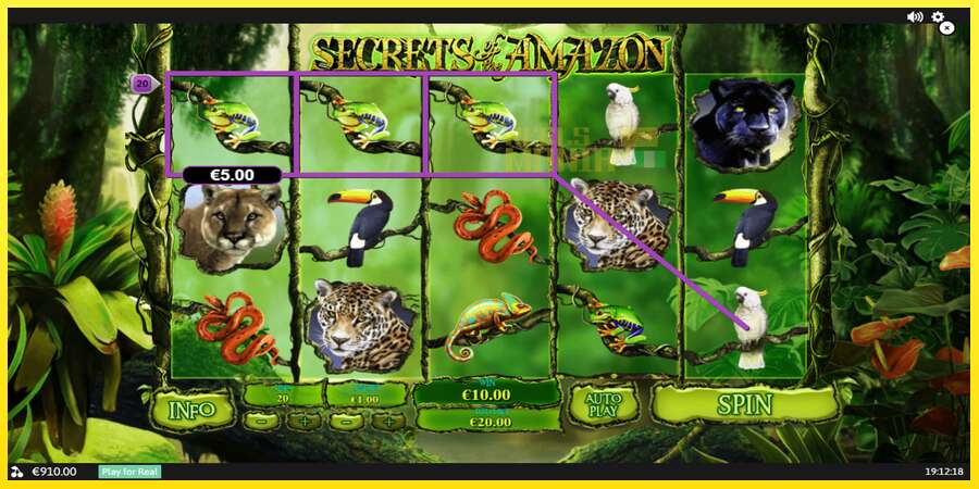 Riktiga pengar med en spelautomat Secrets of the Amazon, bild 4