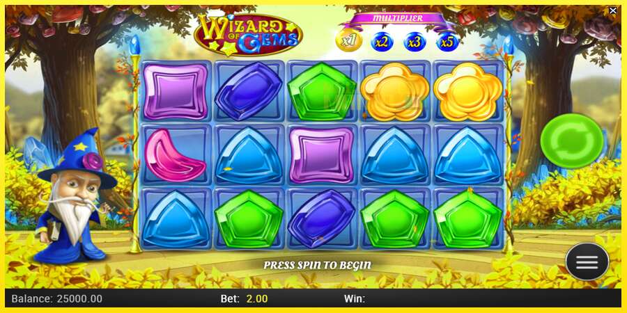 Riktiga pengar med en spelautomat Wizard of Gems, bild 1