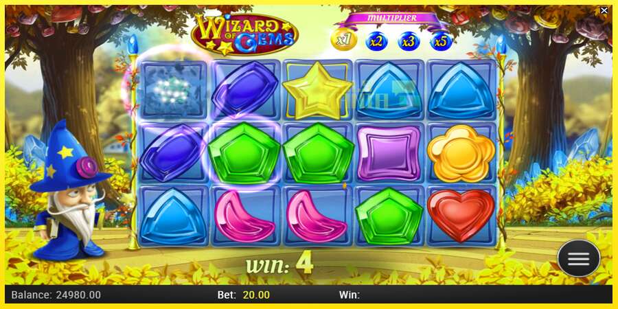 Riktiga pengar med en spelautomat Wizard of Gems, bild 2