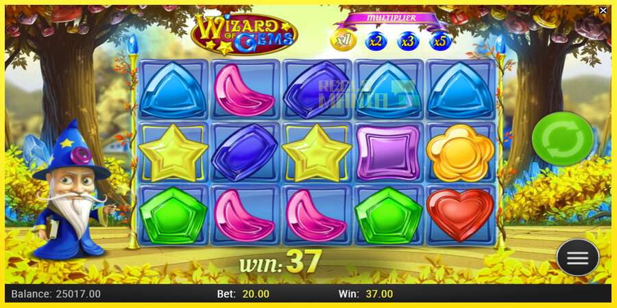 Riktiga pengar med en spelautomat Wizard of Gems, bild 3